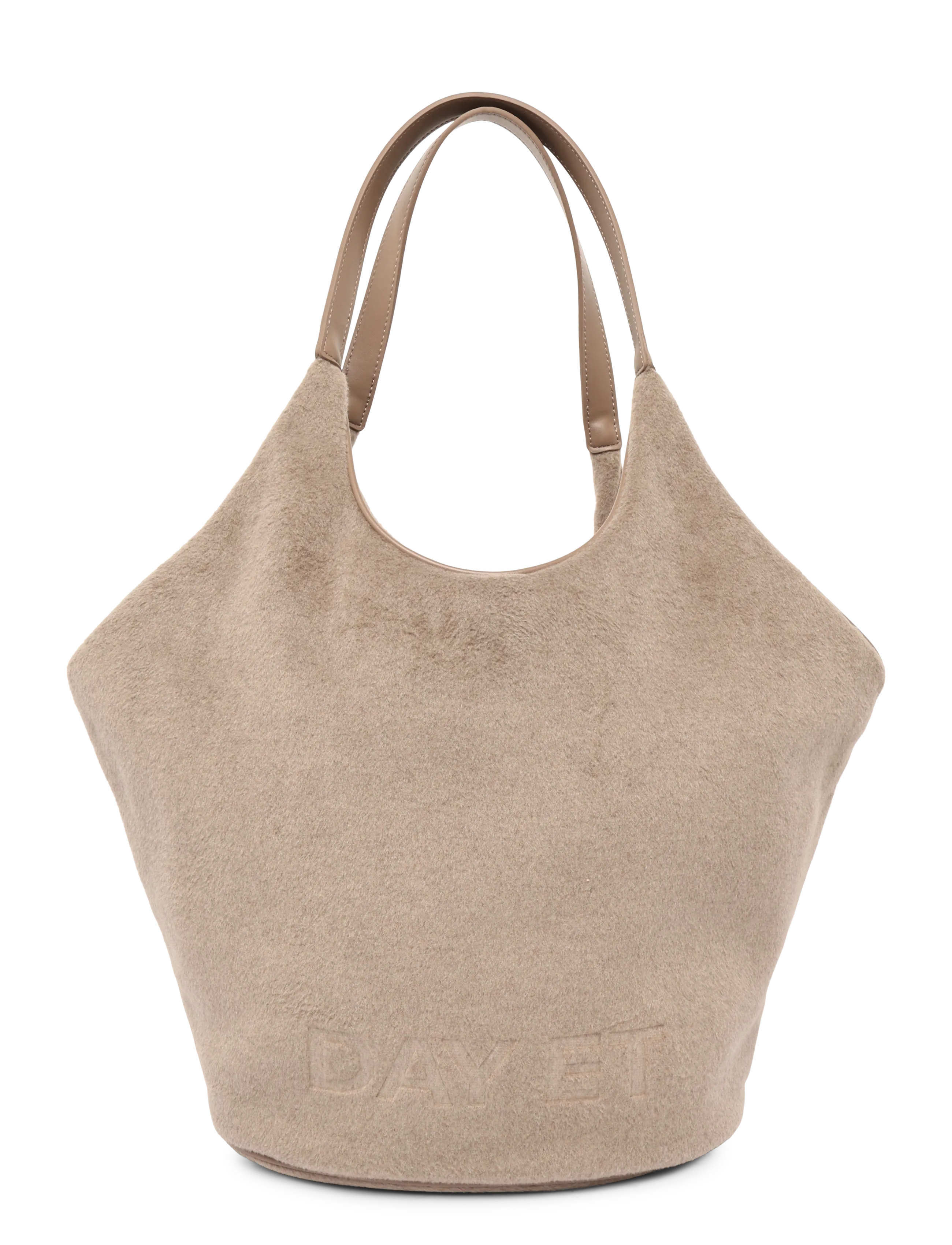 DAY ET Day Woolen Shoulder Bag - Tasker - CHOCOLATE CHIP / brown