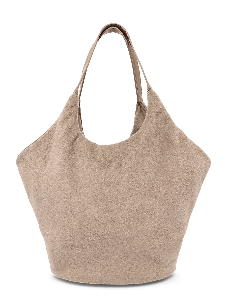 DAY ET - Day Woolen Shoulder Bag - tote bags - chocolate chip - 1