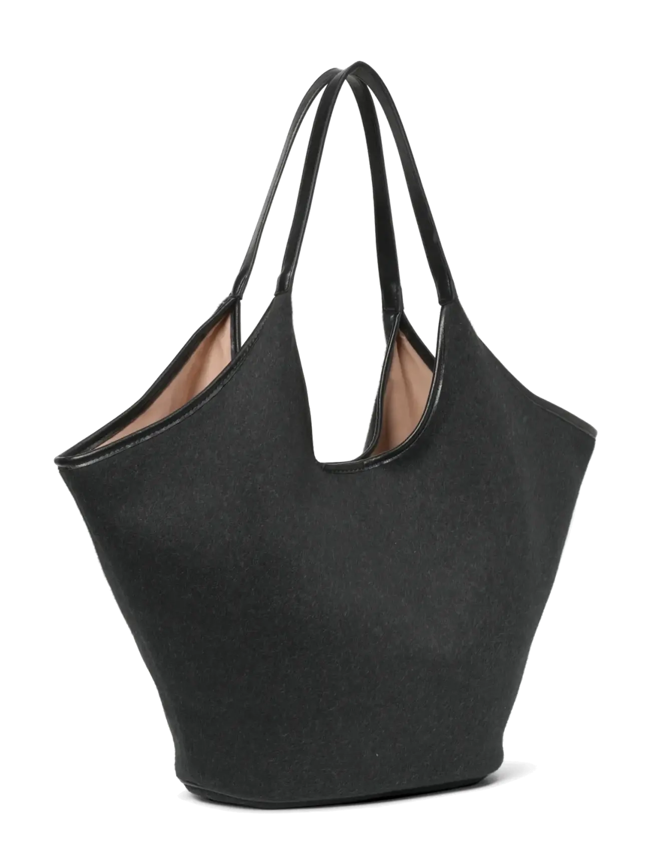 DAY ET - Day Woolen Shoulder Bag - dark grey mel - 1