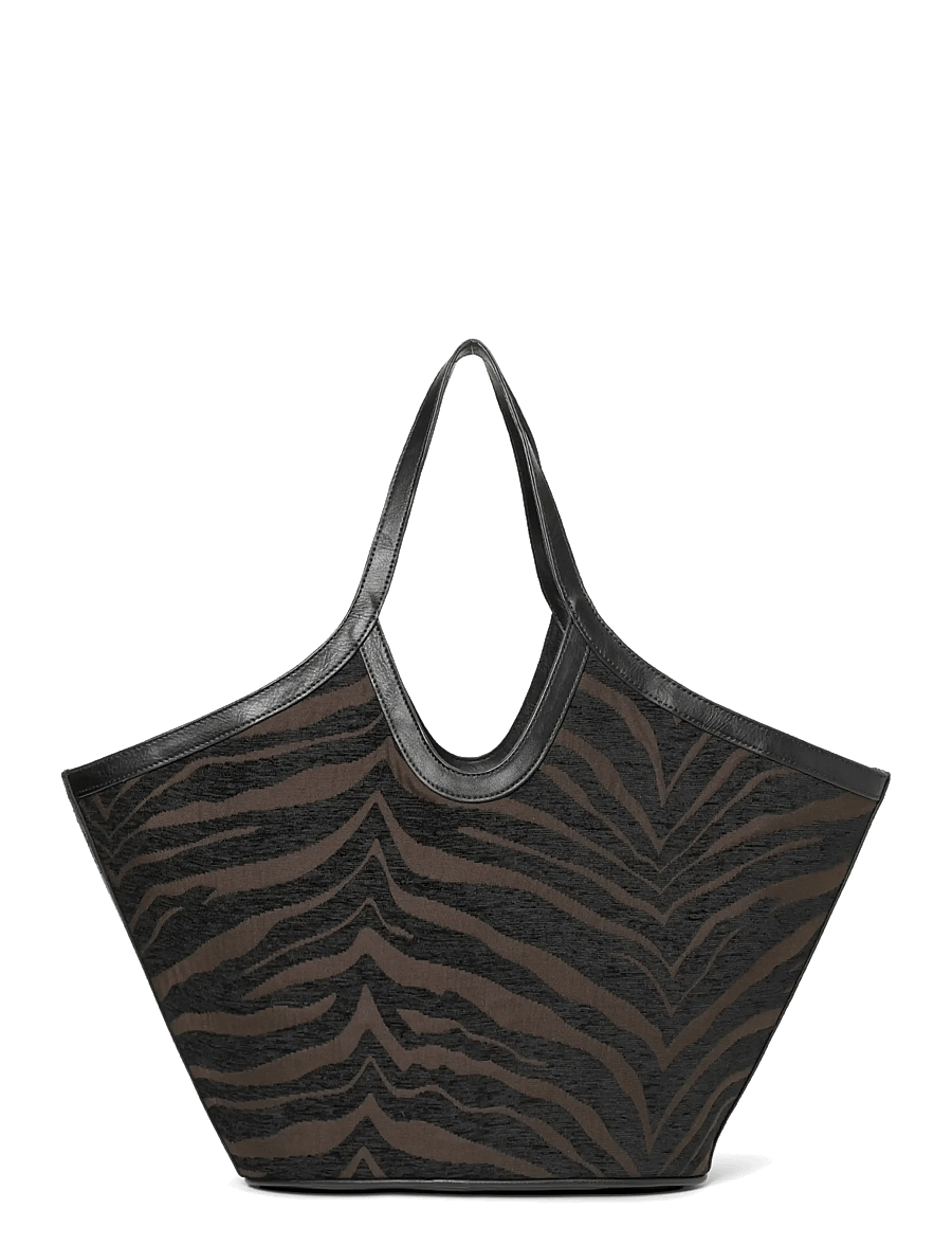 DAY ET - Day Zebra Work Tote - coffee bean - 1