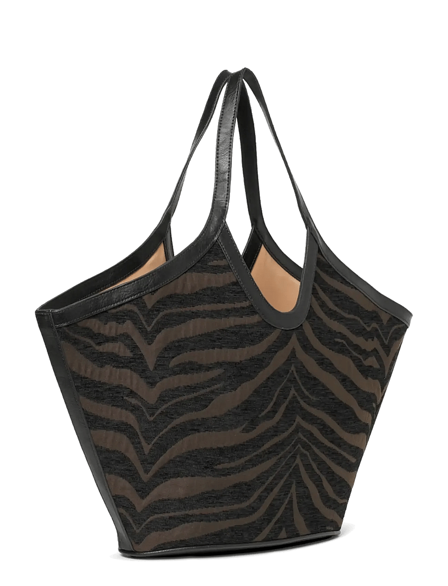 DAY ET - Day Zebra Work Tote - coffee bean - 2