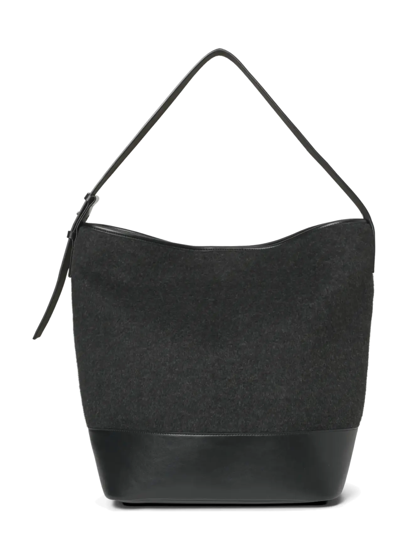DAY ET Day Lux Wool Tote - Skuldertasker - DARK GREY MEL / grey
