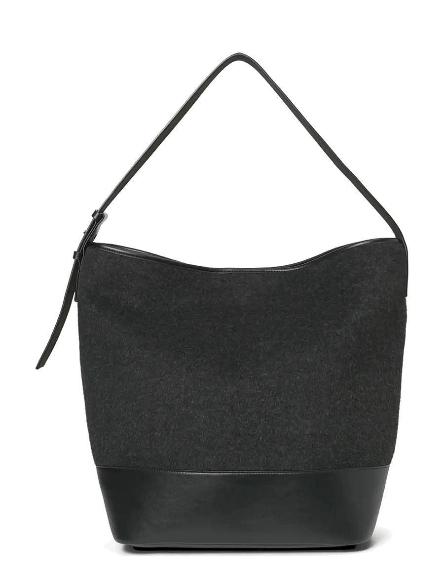 DAY ET - Day Lux Wool Tote - dark grey mel - 1