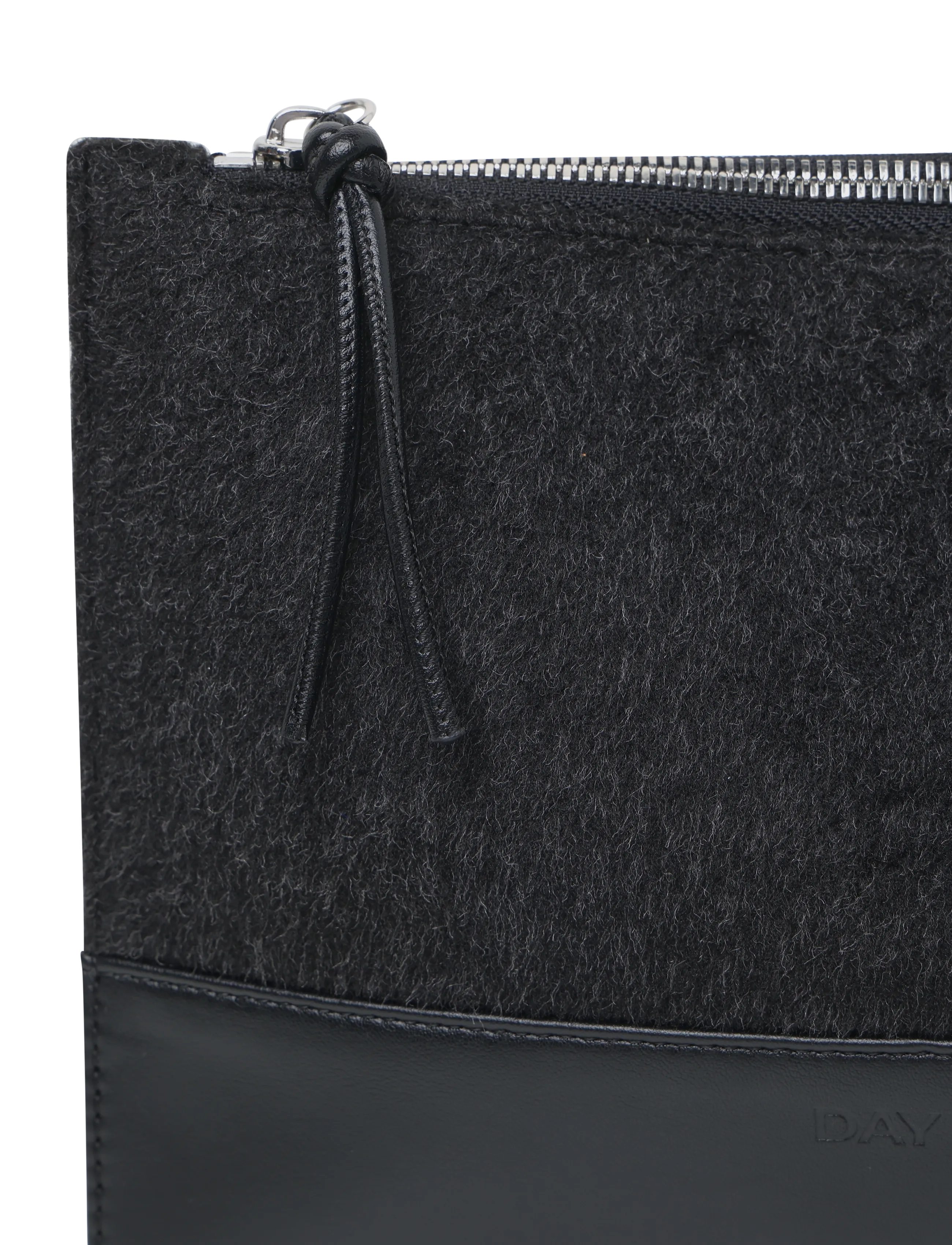 DAY ET - Day Lux Wool Pouch - dark grey mel - 3
