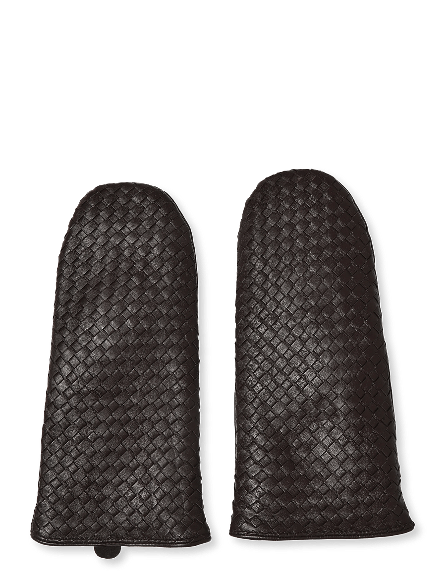 DAY ET - Day Leather Braided Mittens - nahast kindad - coffee bean - 0