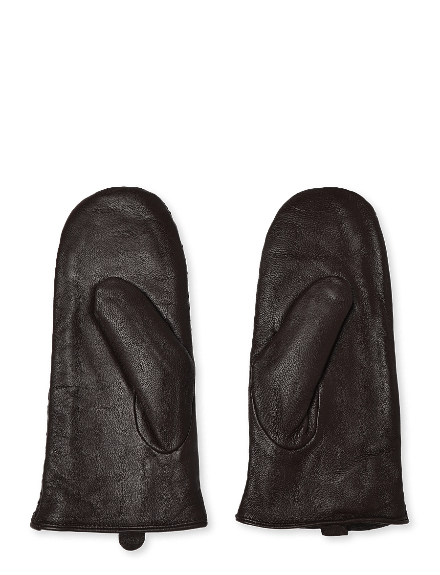 DAY ET - Day Leather Braided Mittens - nahast kindad - coffee bean - 1