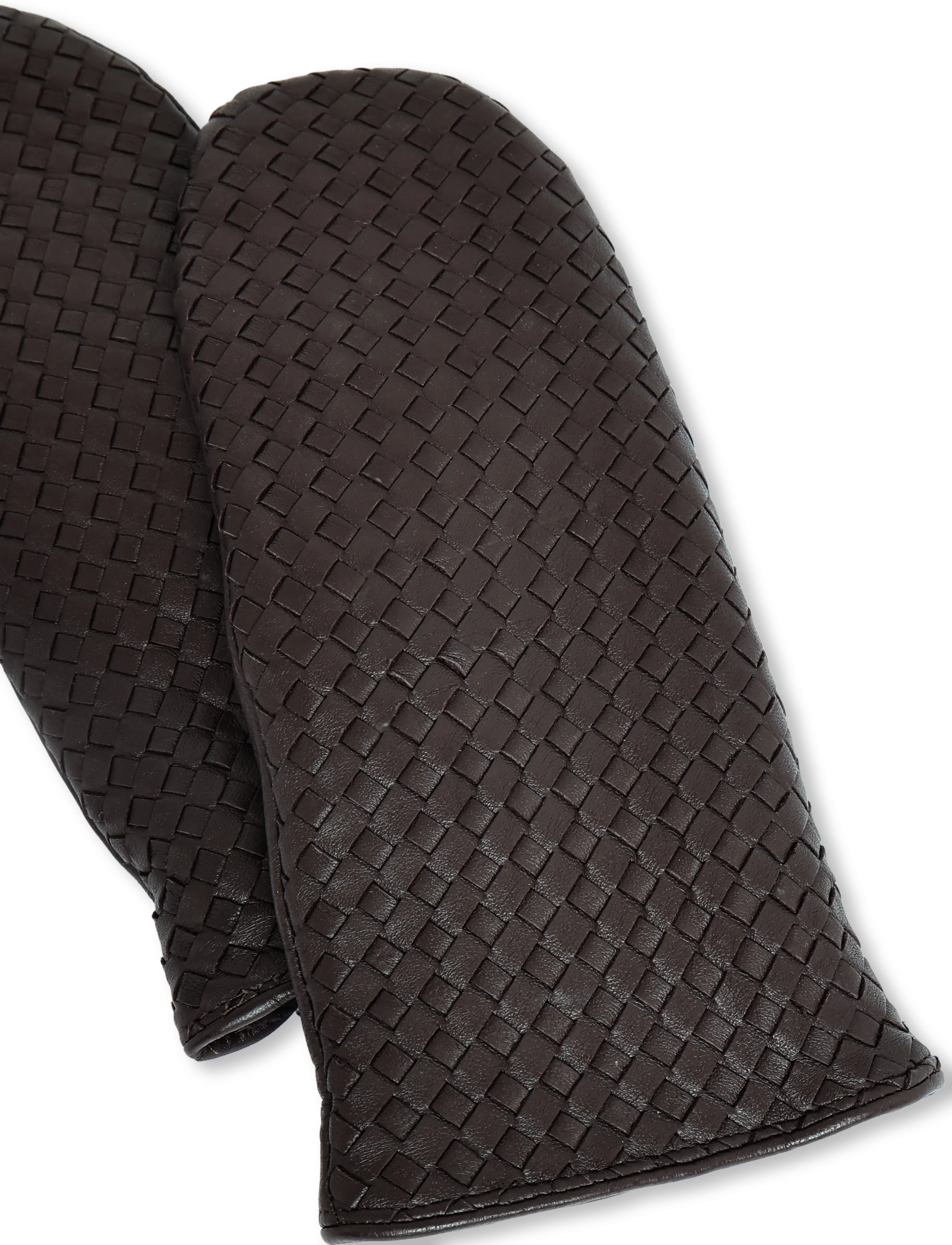 DAY ET - Day Leather Braided Mittens - luffer - coffee bean - 2