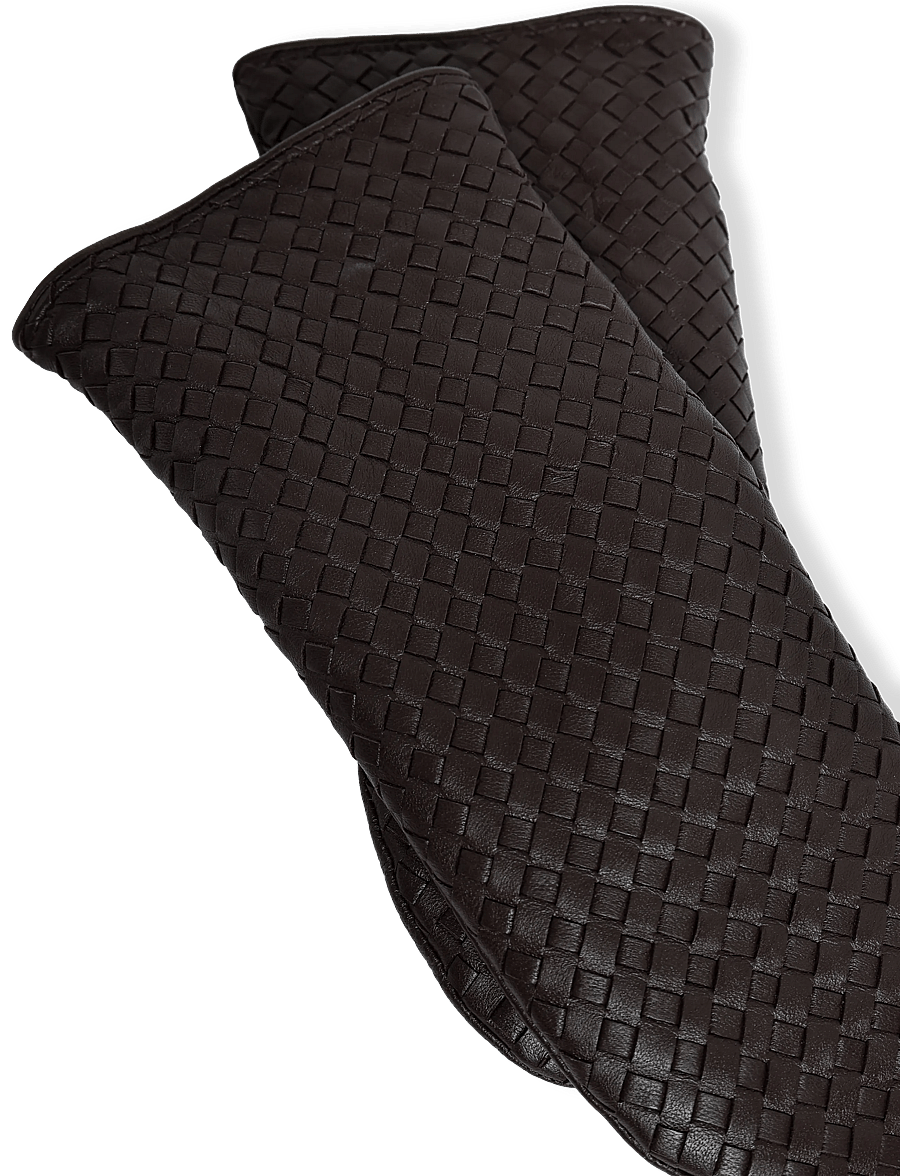 DAY ET - Day Leather Braided Mittens - nahast kindad - coffee bean - 3