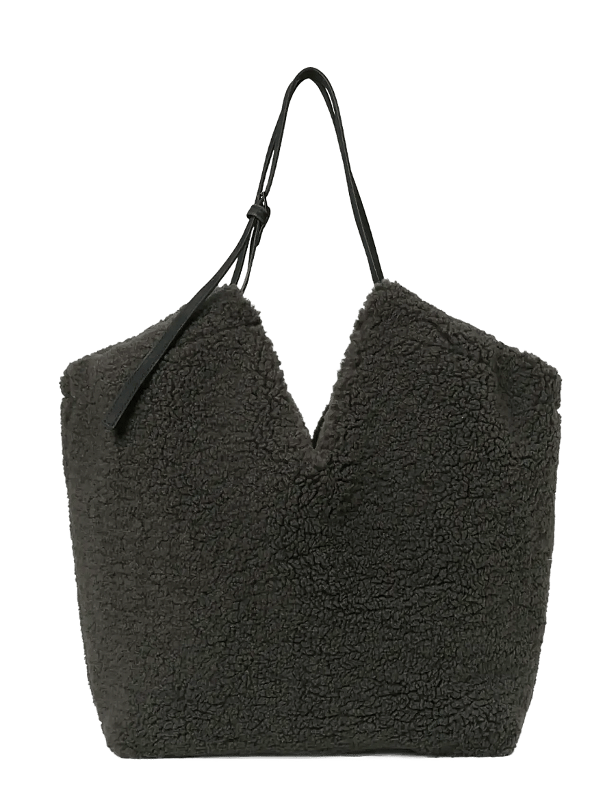 DAY ET - Day Teddy Bouclé Shoulder S - shopper - obsidian - 0