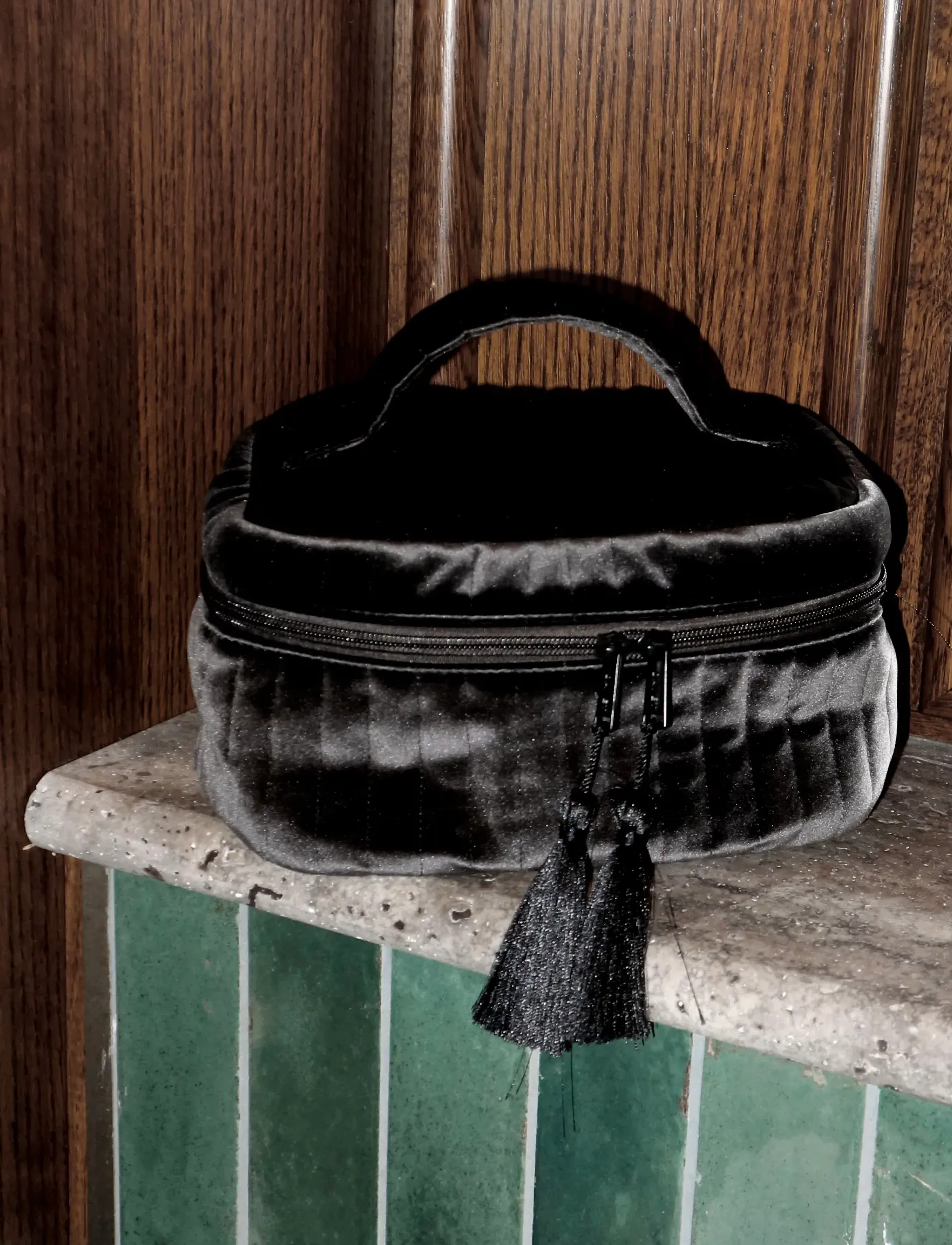 DAY ET - Day Soft Padded Velvet Cosmetic - obsidian - 2