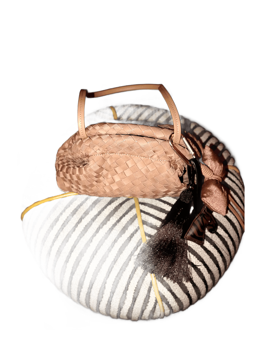 DAY ET - Day Braiding Clutch - handtaschen - brush beige - 1