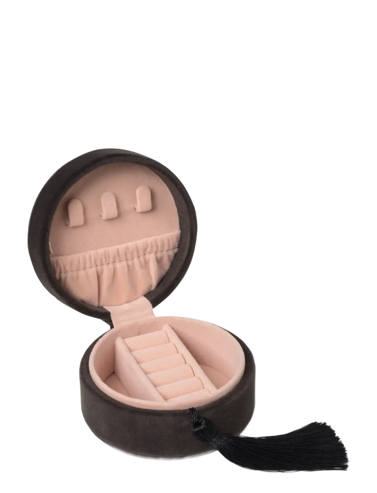 DAY ET - Day Soft Velvet Jewel Round - jewellery boxes - obsidian - 1