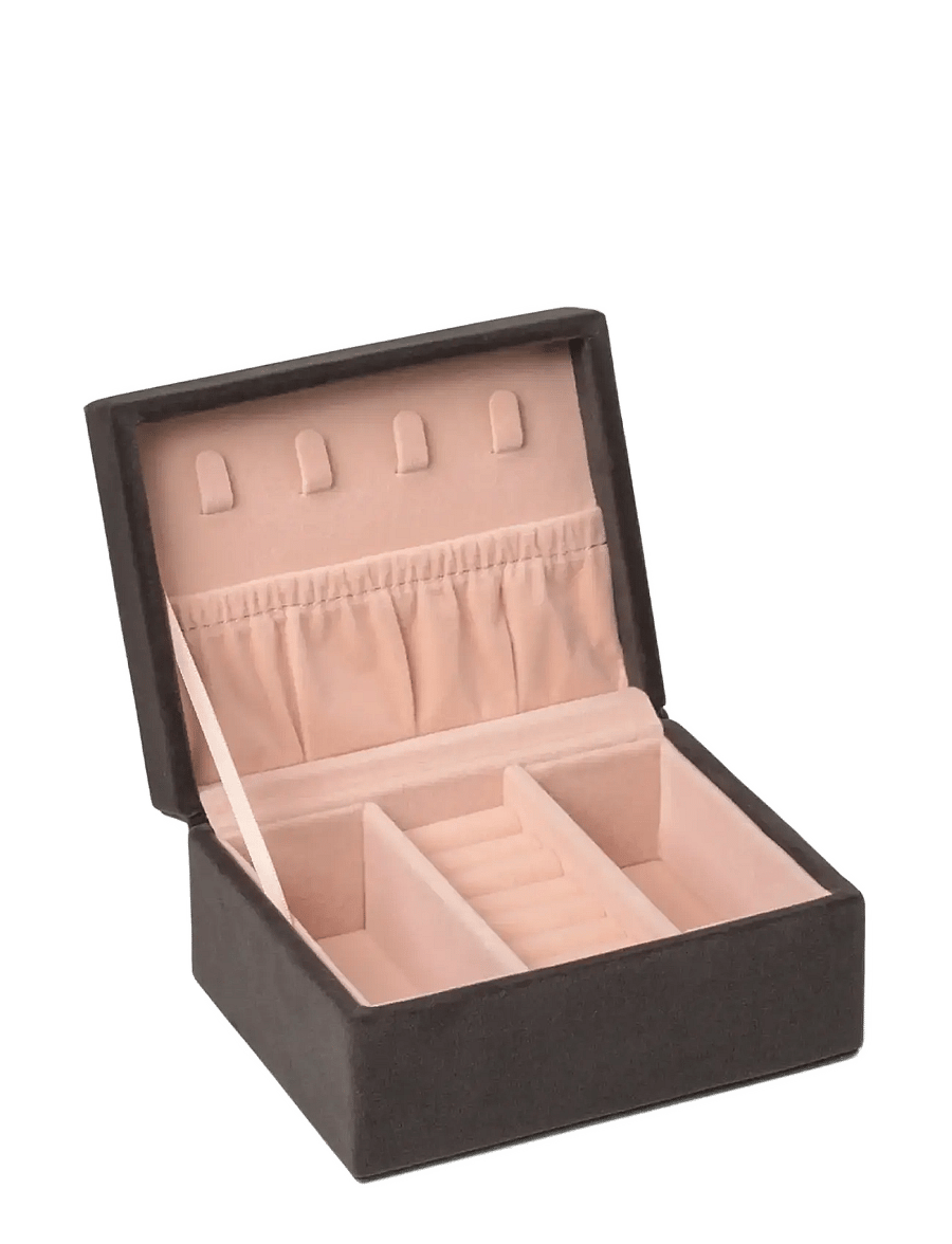 DAY ET - Day Velvet Jewelry Case Small - smykkeskrin - obsidian - 1