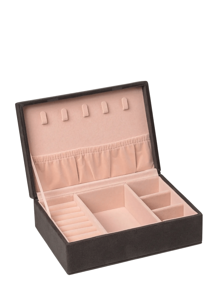 DAY ET - Day Velvet Jewelry Case Medium - smykkeskrin - obsidian - 1
