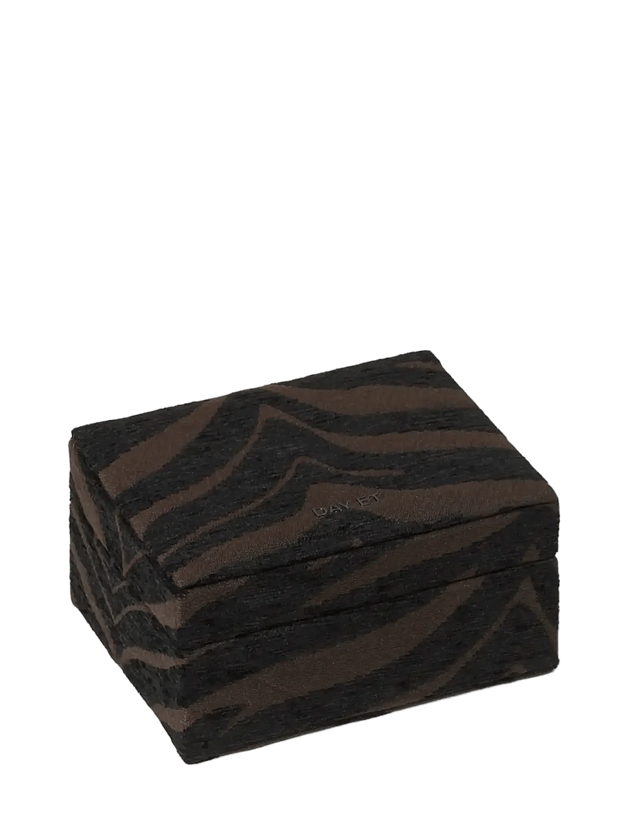 DAY ET - Day Zebra Jewelry Case Small - schmuckschatullen - coffee bean - 0