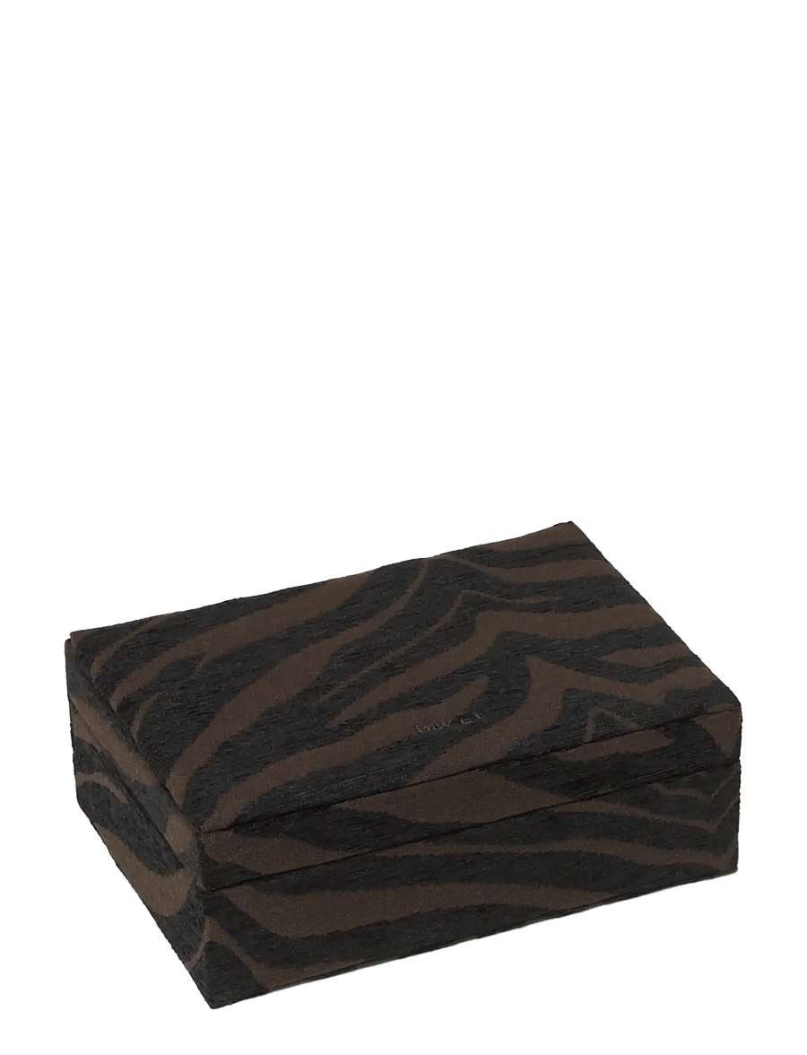 DAY ET - Day Zebra Jewelry Case Medium - smykkeskrin - coffee bean - 0