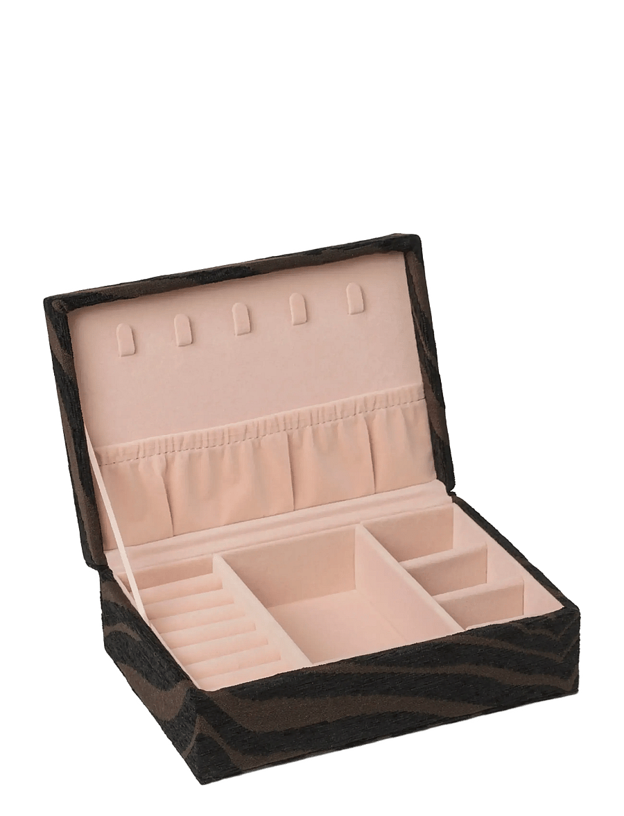 DAY ET - Day Zebra Jewelry Case Medium - smykkeskrin - coffee bean - 1
