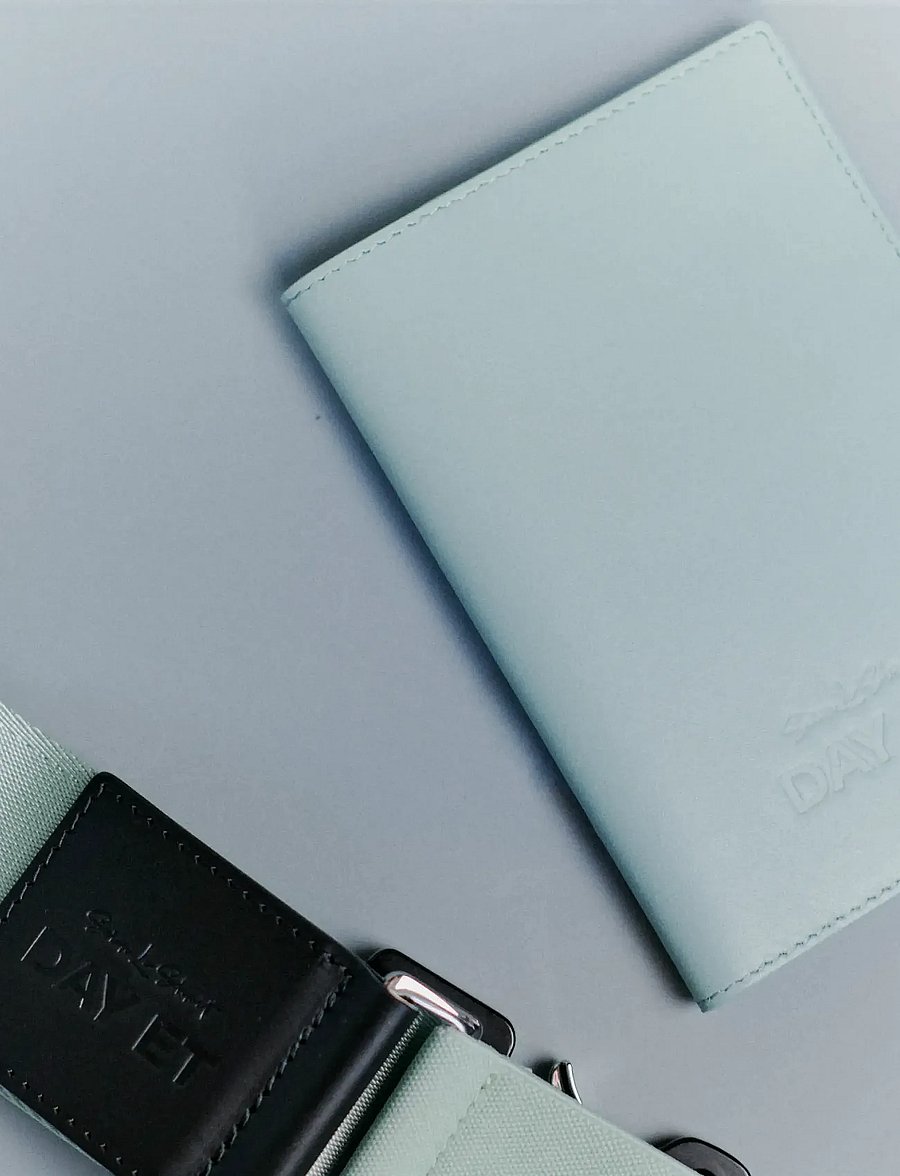DAY ET - SLS x DAY ET Passport Holder - passi- ja reisitaskud - harbor gray - 0