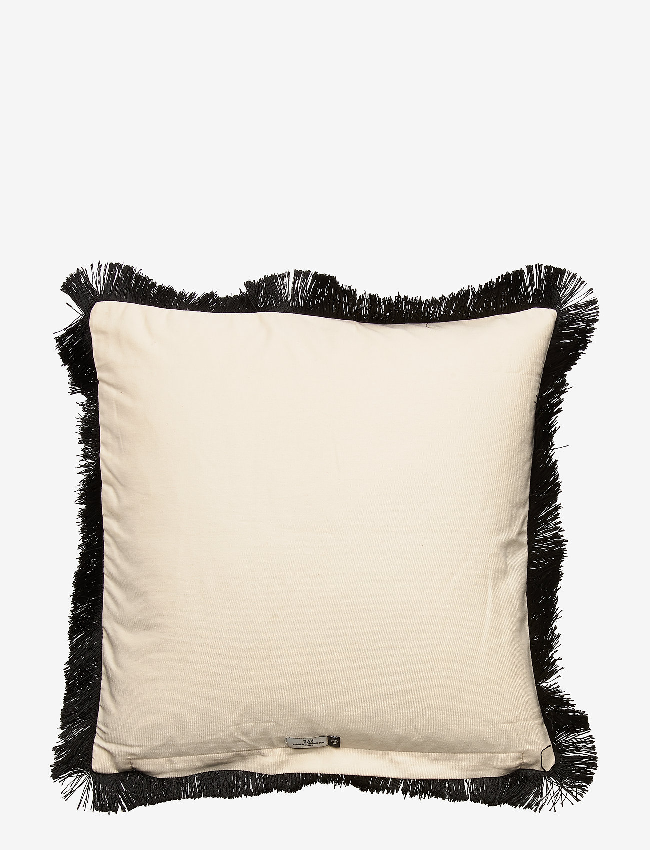 DAY Home - Day Vases Cushion Cover Fringes - najniższe ceny - nat. white/black - 1