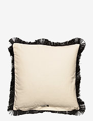 DAY Home - Day Vases Cushion Cover Fringes - dekoratīvas spilvendrānas - nat. white/black - 1