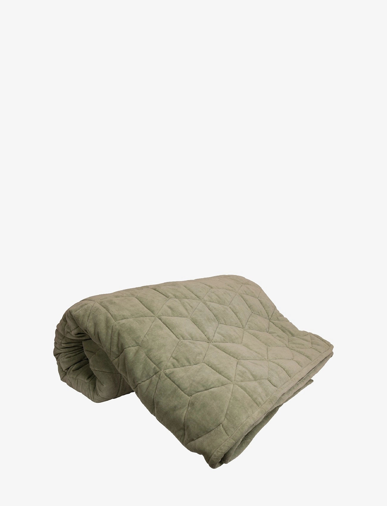 DAY Home Quilted Velvet Quilt - Day Home - RESEDA GREEN / khaki/green