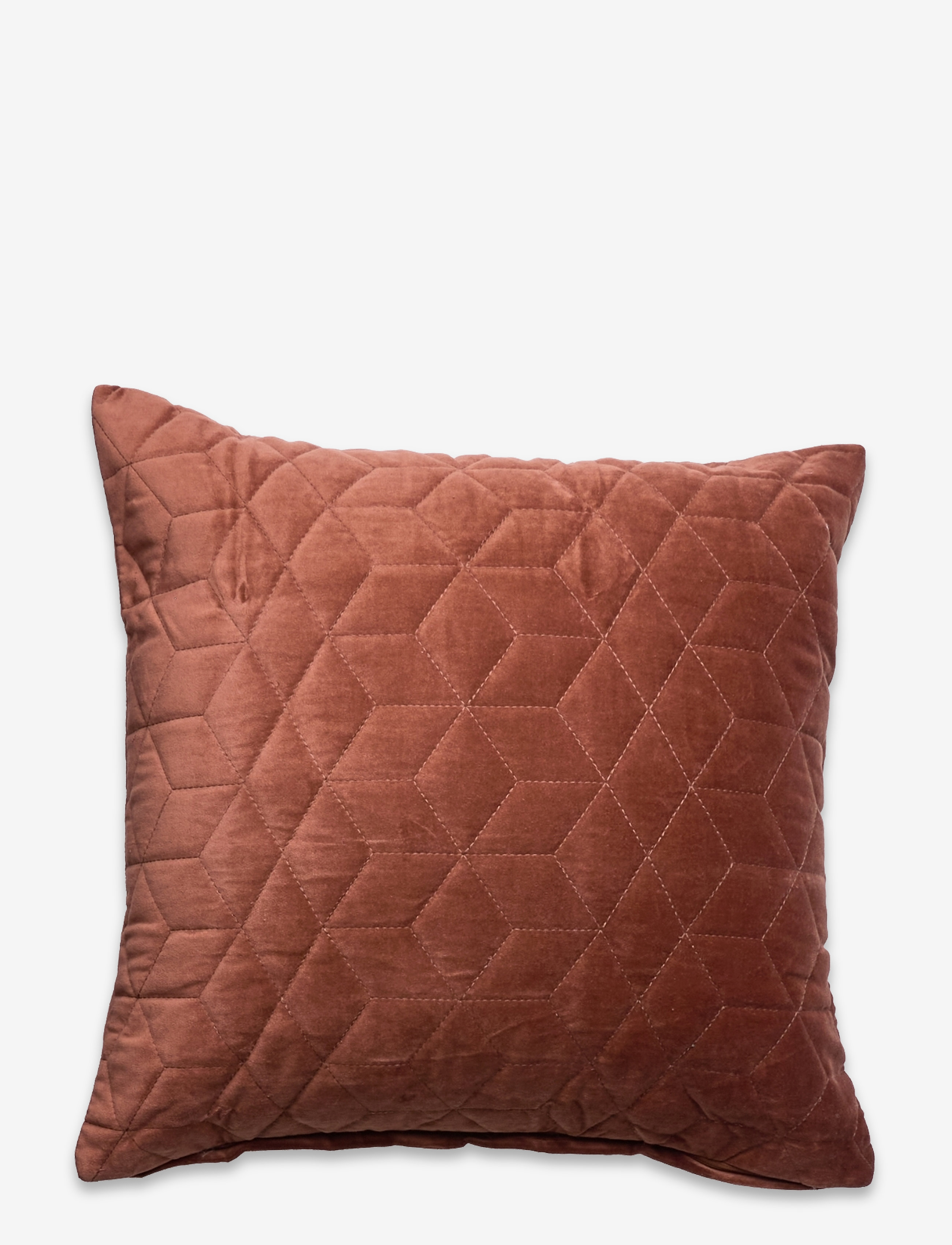 DAY Home Day Quilted velvet  cushion cover - DAY Home - TERRACOTTA / brown