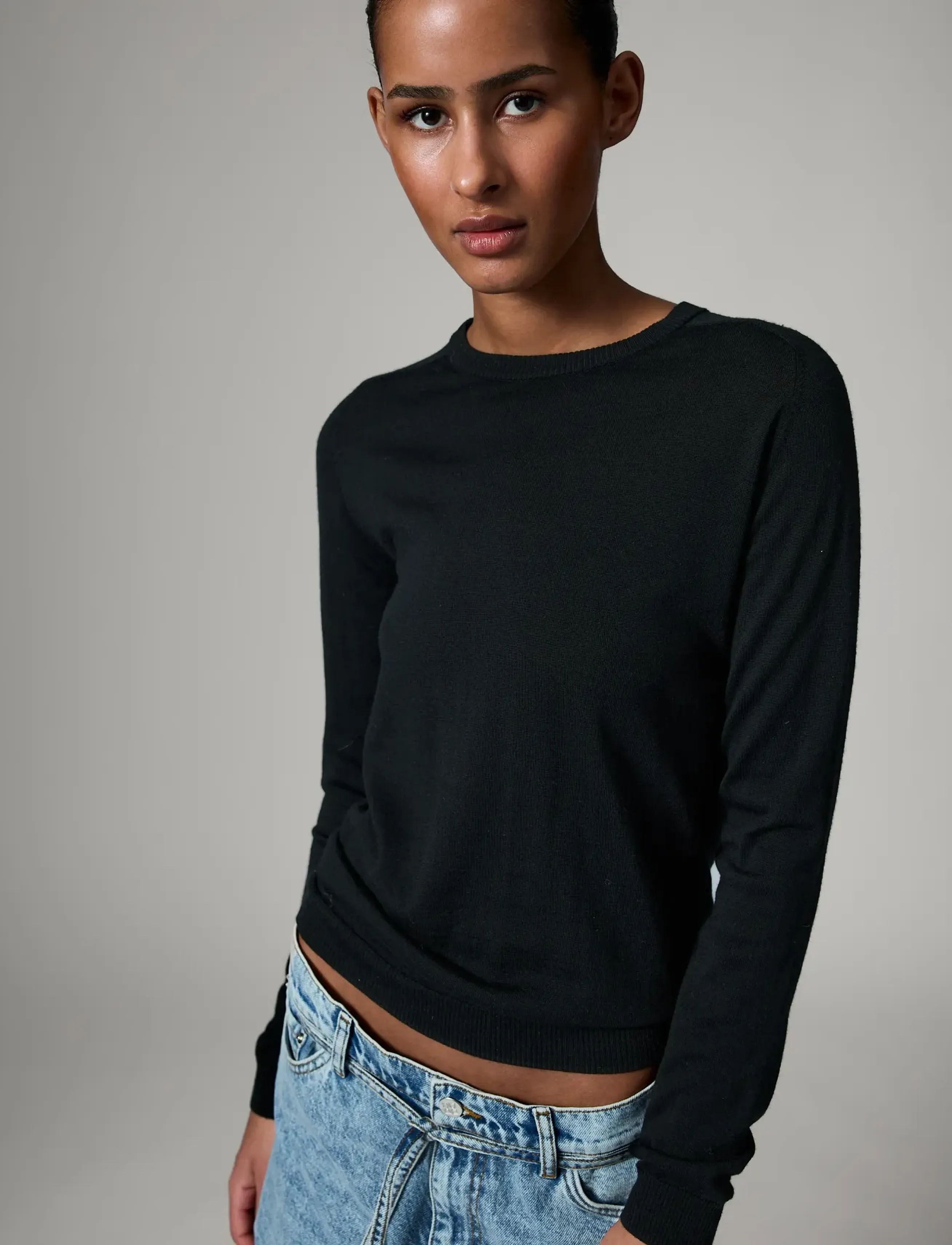 Day Birger et Mikkelsen - Annabelle - Daily Elements - sweaters - black - 4