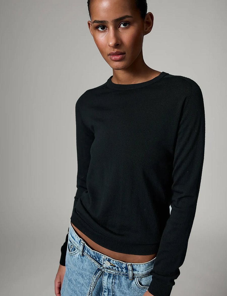 Day Birger et Mikkelsen - Annabelle - Daily Elements - pullover - black - 4