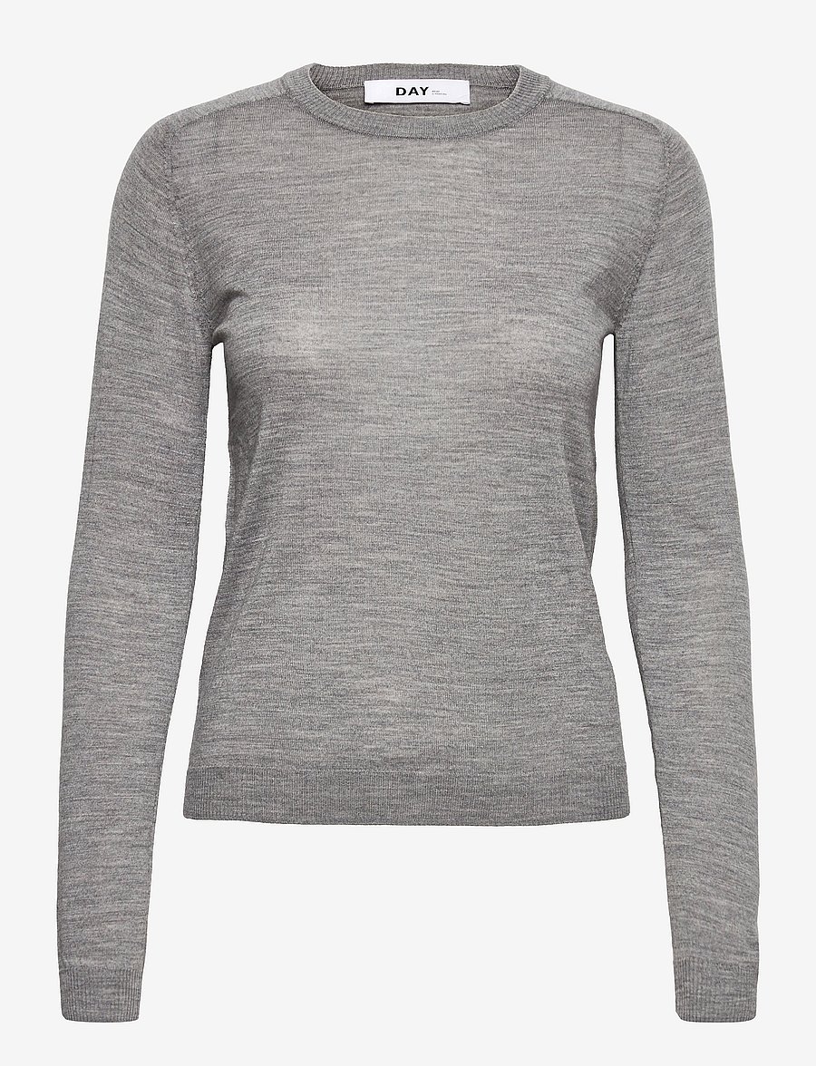 Day Birger et Mikkelsen - Annabelle - Daily Elements - pullover - medium grey melange - 1
