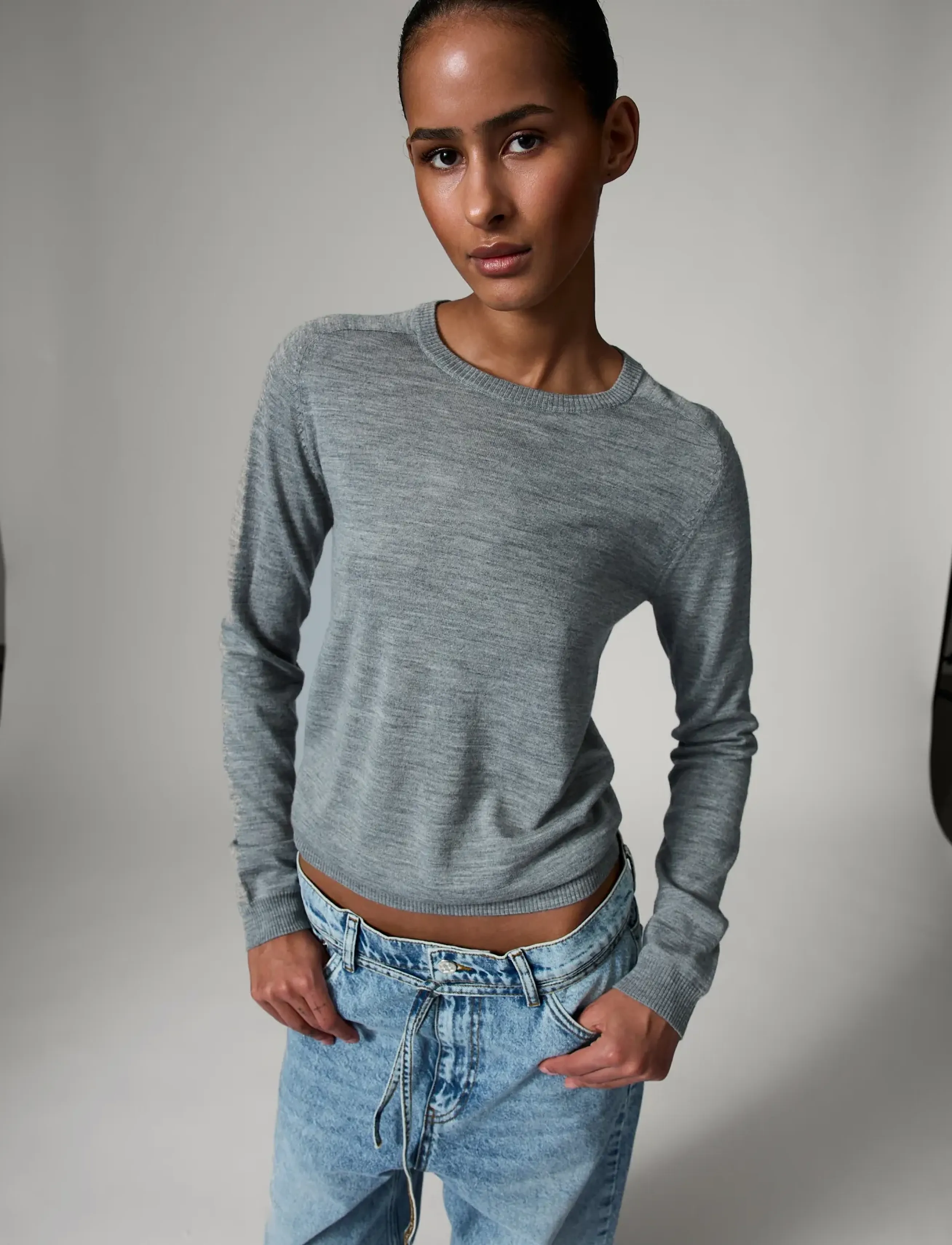 MEDIUM GREY MELANGE