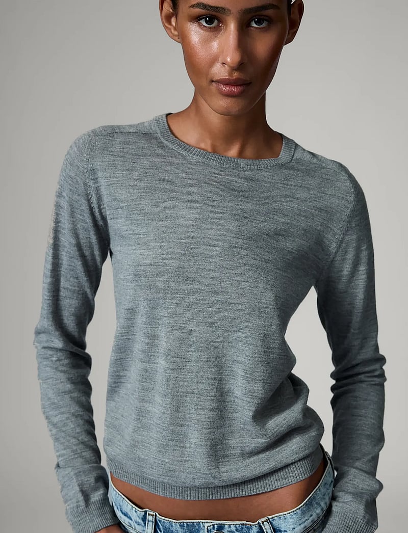 Day Birger et Mikkelsen - Annabelle - Daily Elements - pullover - medium grey melange - 3