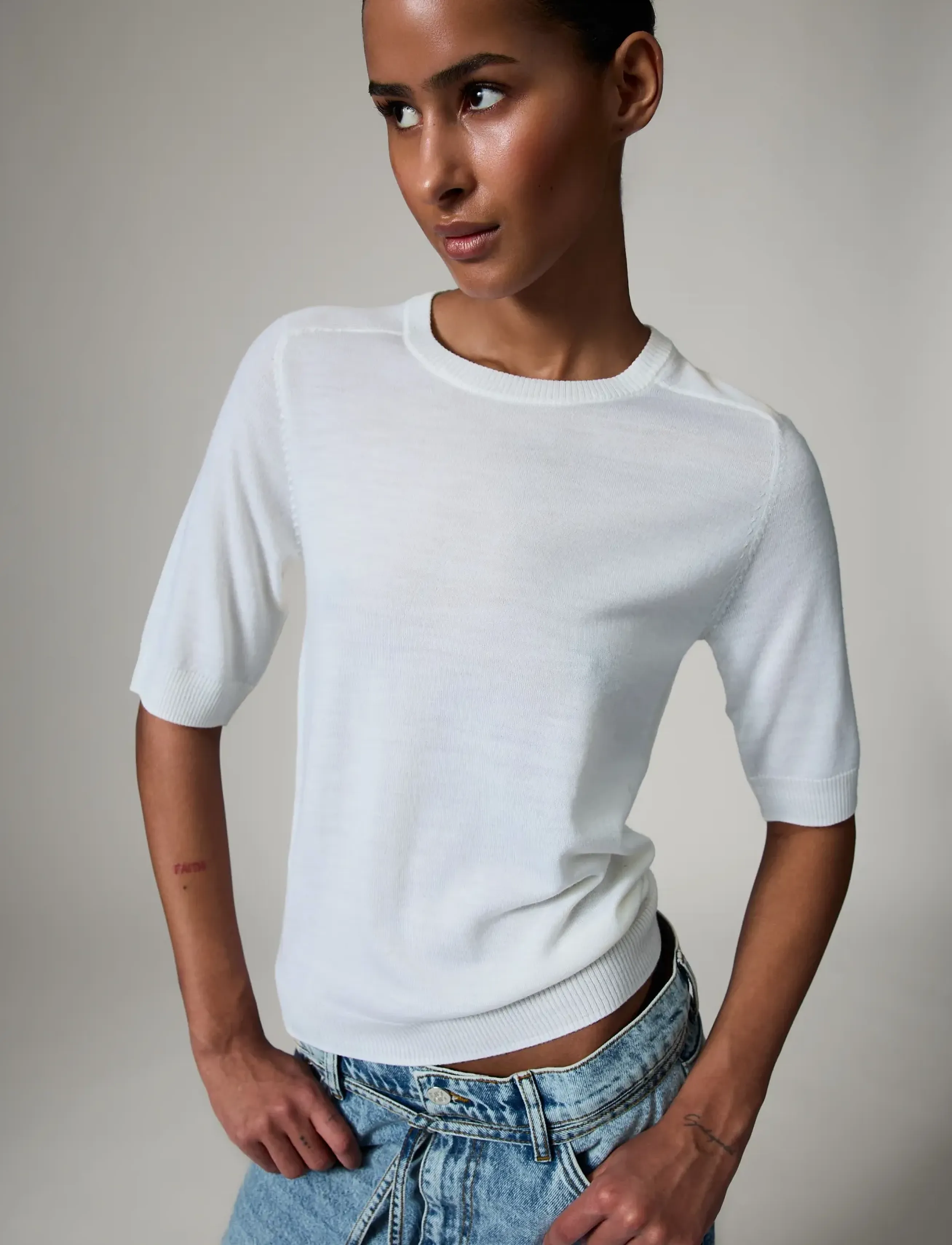 Day Birger et Mikkelsen - Carolina - Daily Elements - pullover - ivory shade - 4