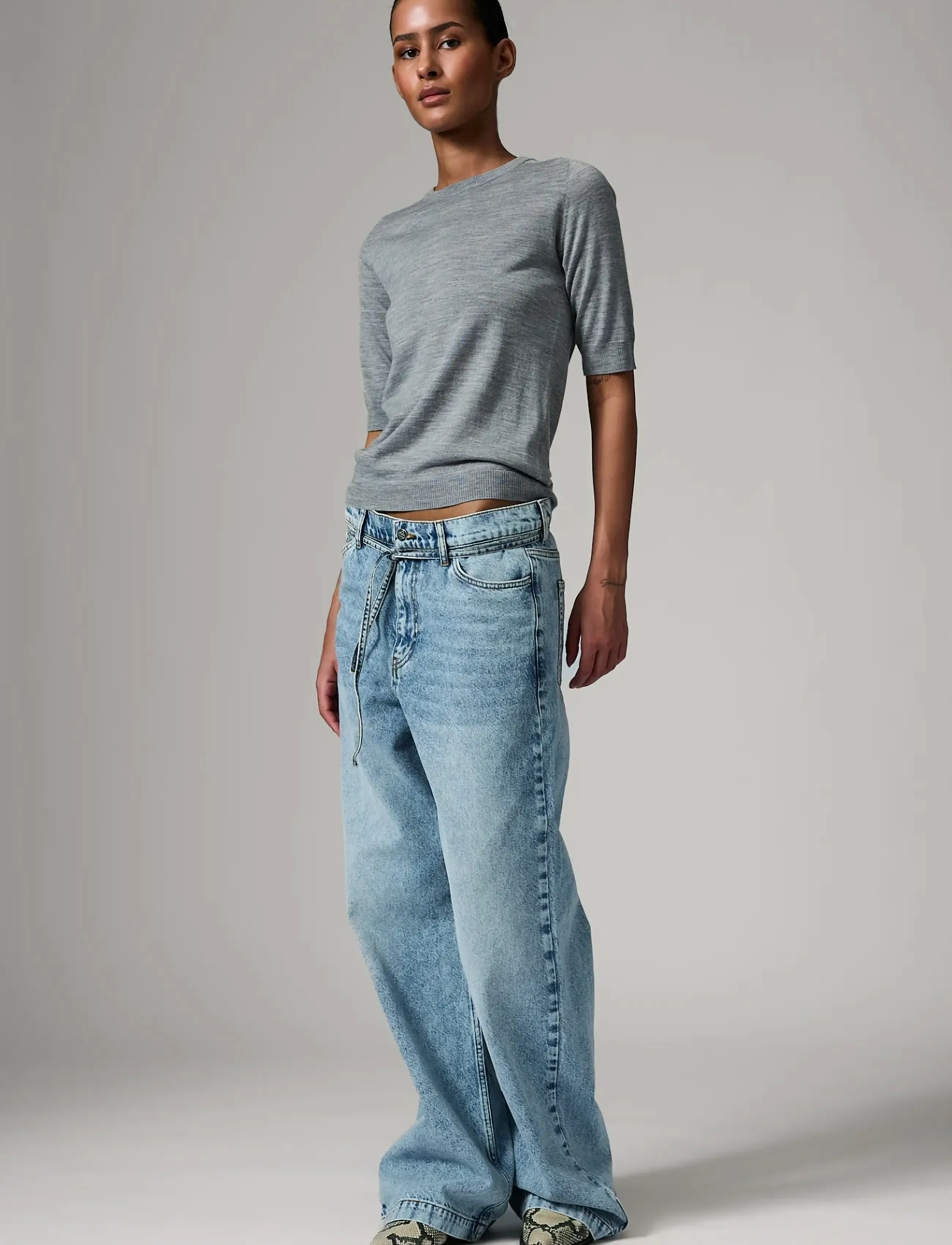 Day Birger et Mikkelsen - Carolina - Daily Elements - pullover - medium grey melange - 5