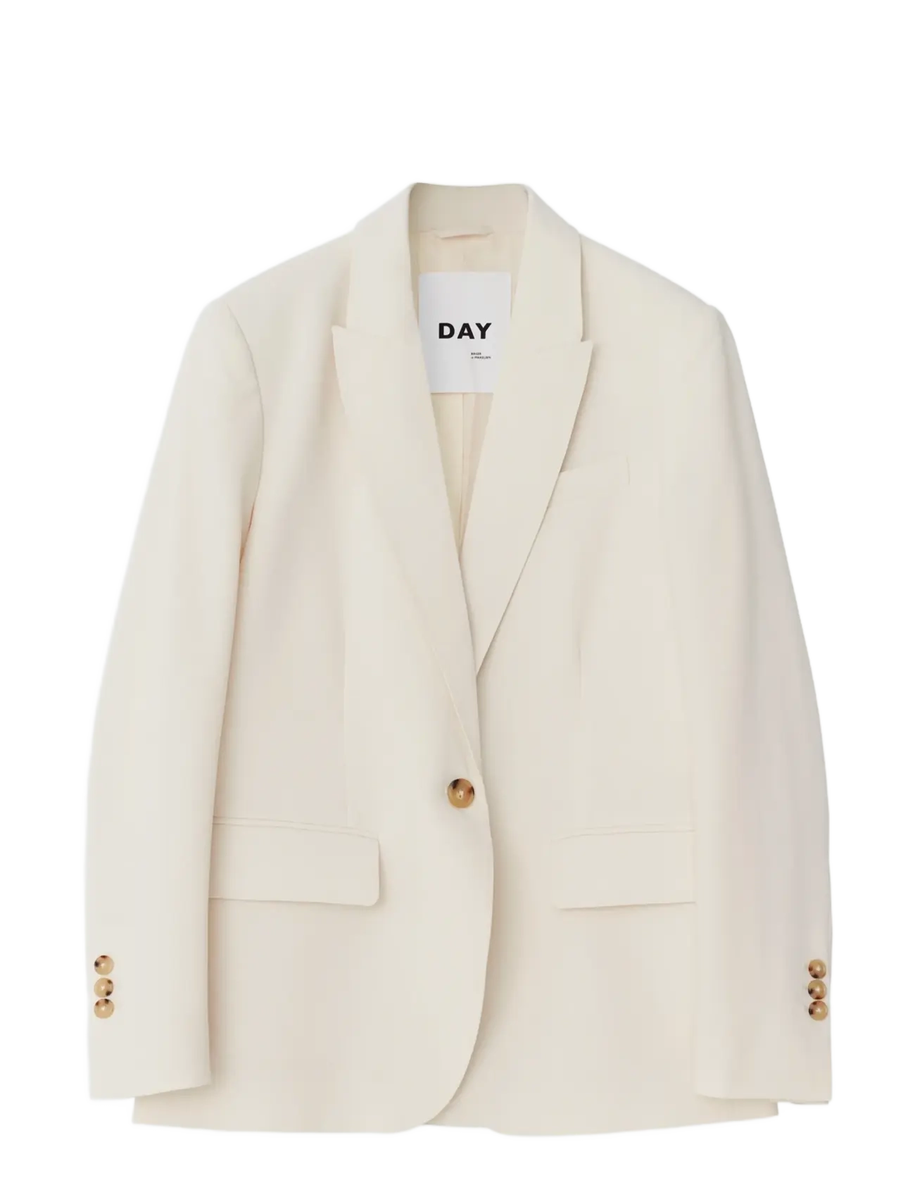 Day Birger et Mikkelsen - Hector - Classic Gabardine - enkelknäppta kavajer - ivory shade - 2