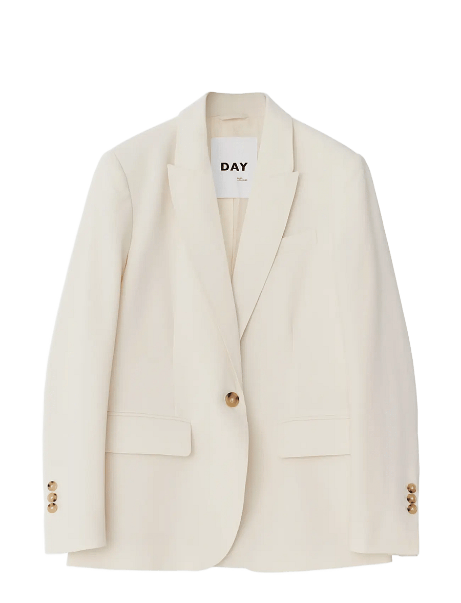 Day Birger et Mikkelsen - Hector - Classic Gabardine - einreihige blazer - ivory shade - 2