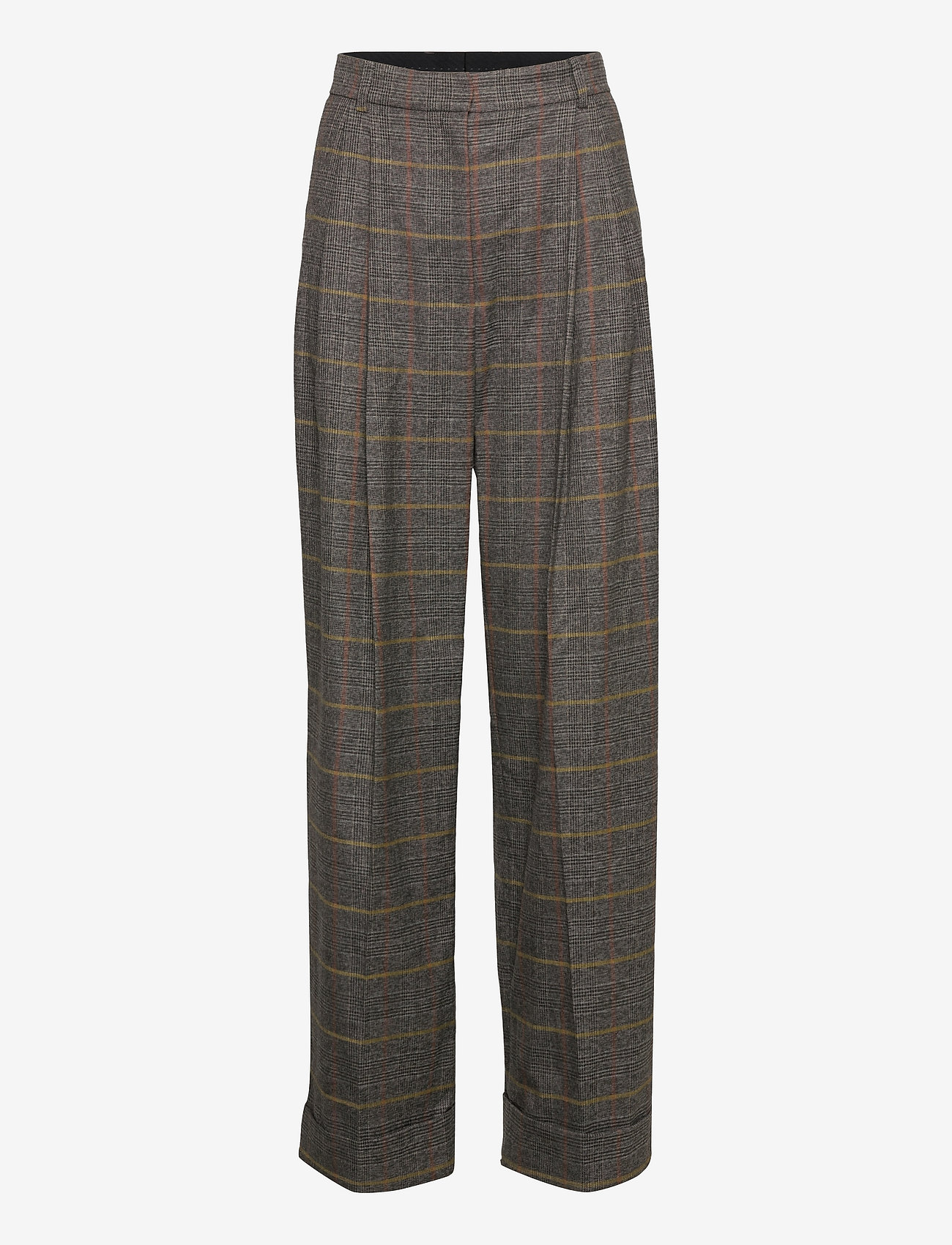 Day Birger et Mikkelsen - Jacques - Daily Check - tailored trousers - medium grey melange - 0