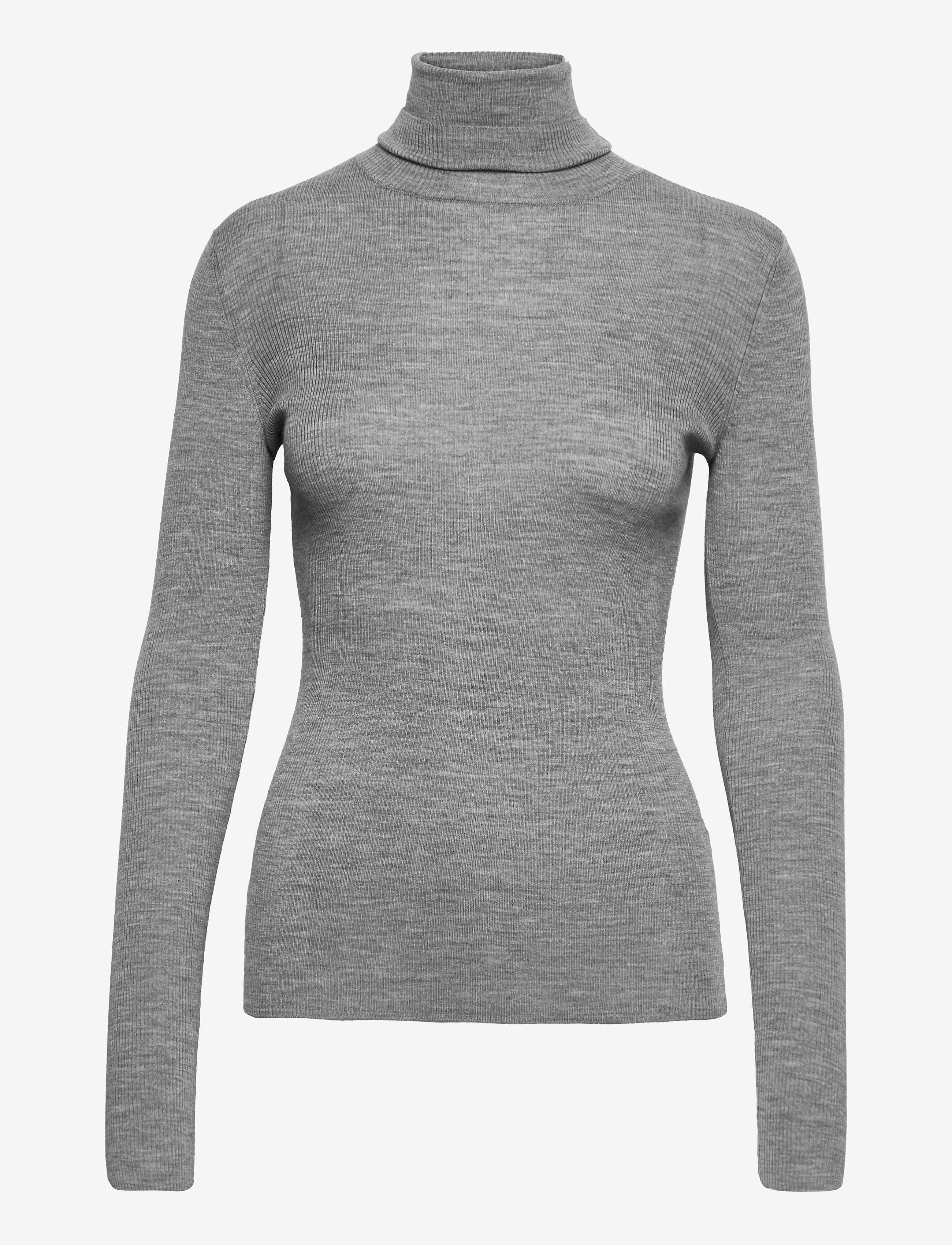 Day Birger et Mikkelsen Sierra Daily Elements, XXS, Knitwear, Grau - Turtleneck, Frauen