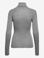 Day Birger et Mikkelsen - Sierra - Daily Elements - megztiniai su aukšta apykakle - medium grey melange - 1