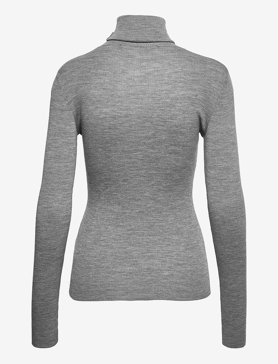 Day Birger et Mikkelsen - Sierra - Daily Elements - rollkragenpullover - medium grey melange - 1