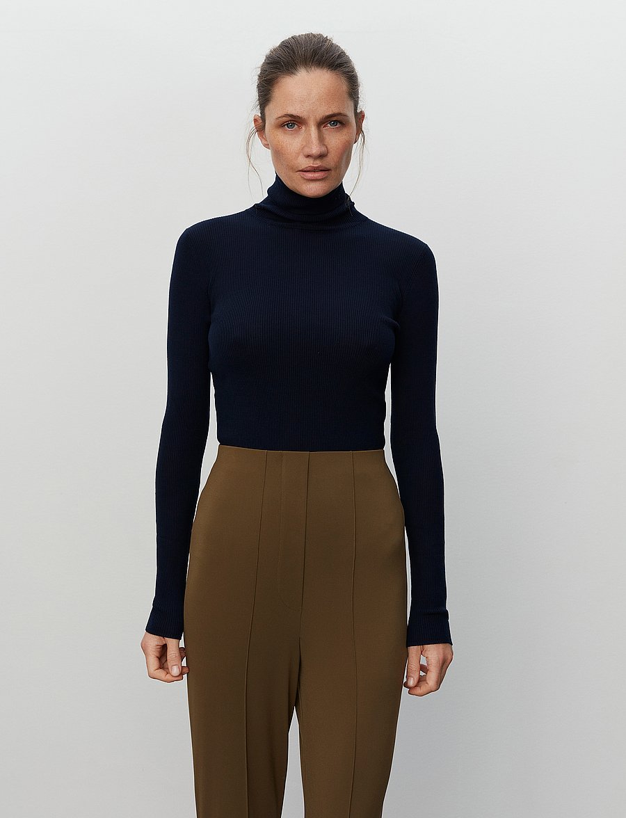 Day Birger et Mikkelsen - Sierra - Daily Elements - rolkraagtruien - navy blazer - 3