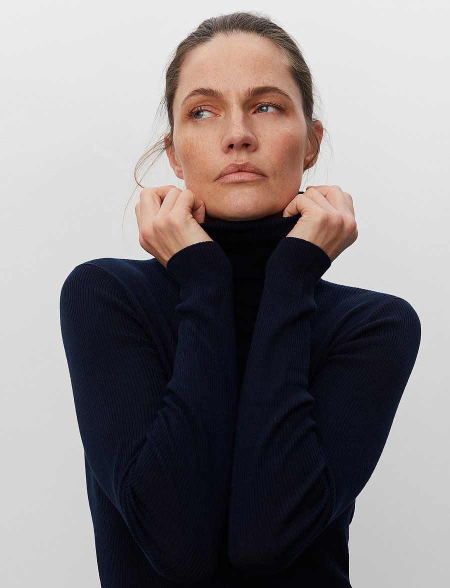 Day Birger et Mikkelsen - Sierra - Daily Elements - rolkraagtruien - navy blazer - 5
