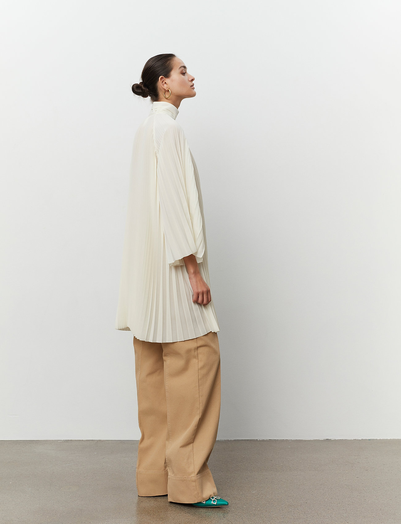 Day Birger et Mikkelsen - Christopher - Solid Plissé - papyrus - 3