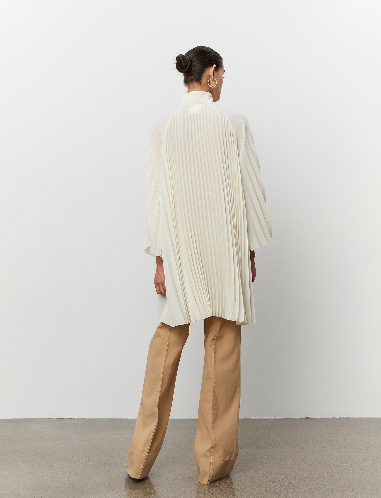 Day Birger et Mikkelsen - Christopher - Solid Plissé - papyrus - 4