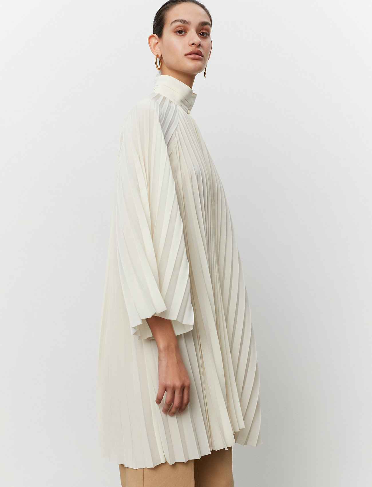Day Birger et Mikkelsen - Christopher - Solid Plissé - papyrus - 5