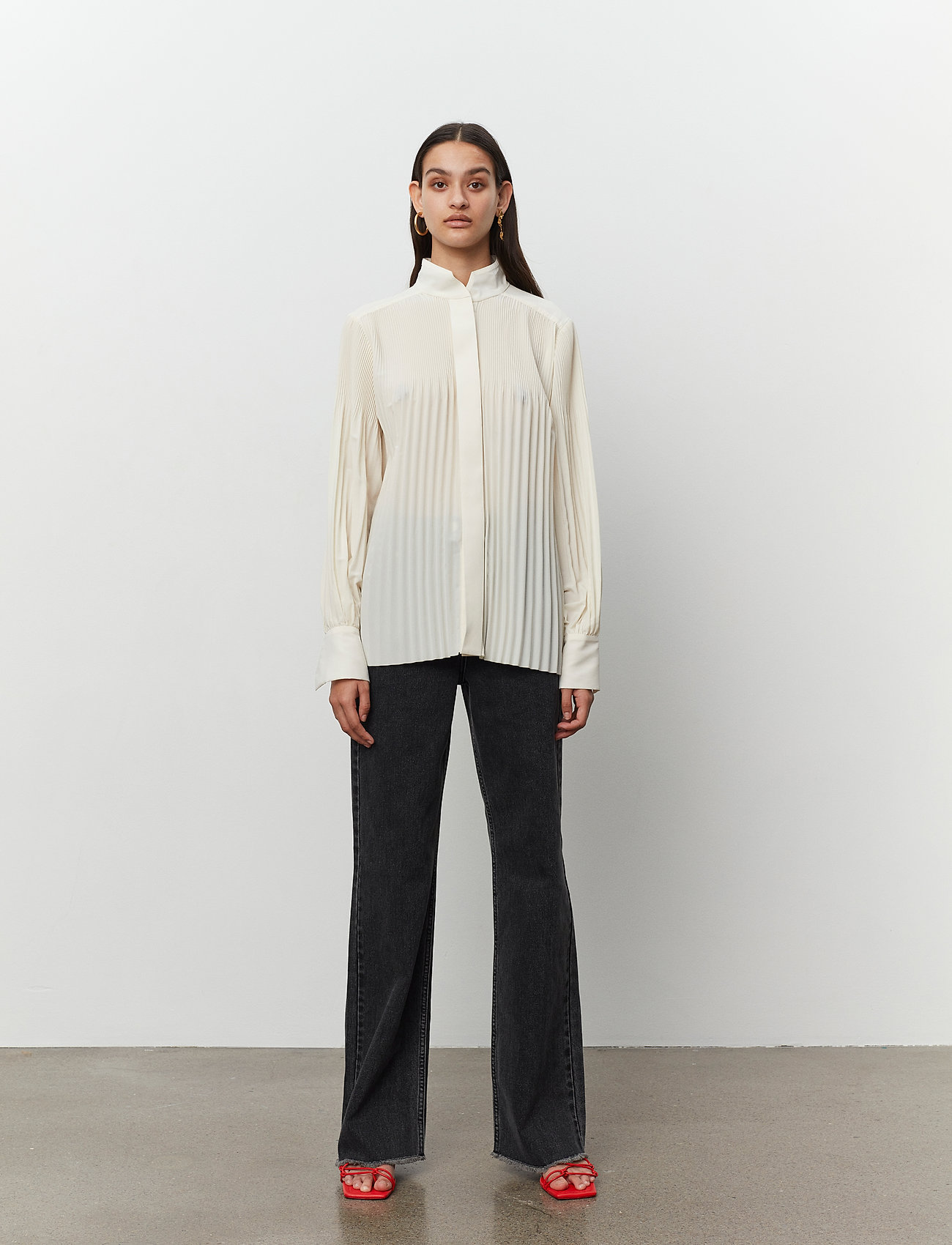 Day Birger et Mikkelsen - Clarissa - Solid Plissé - papyrus - 3