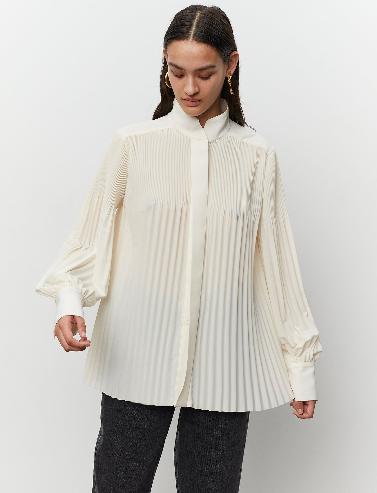 Day Birger et Mikkelsen - Clarissa - Solid Plissé - papyrus - 5