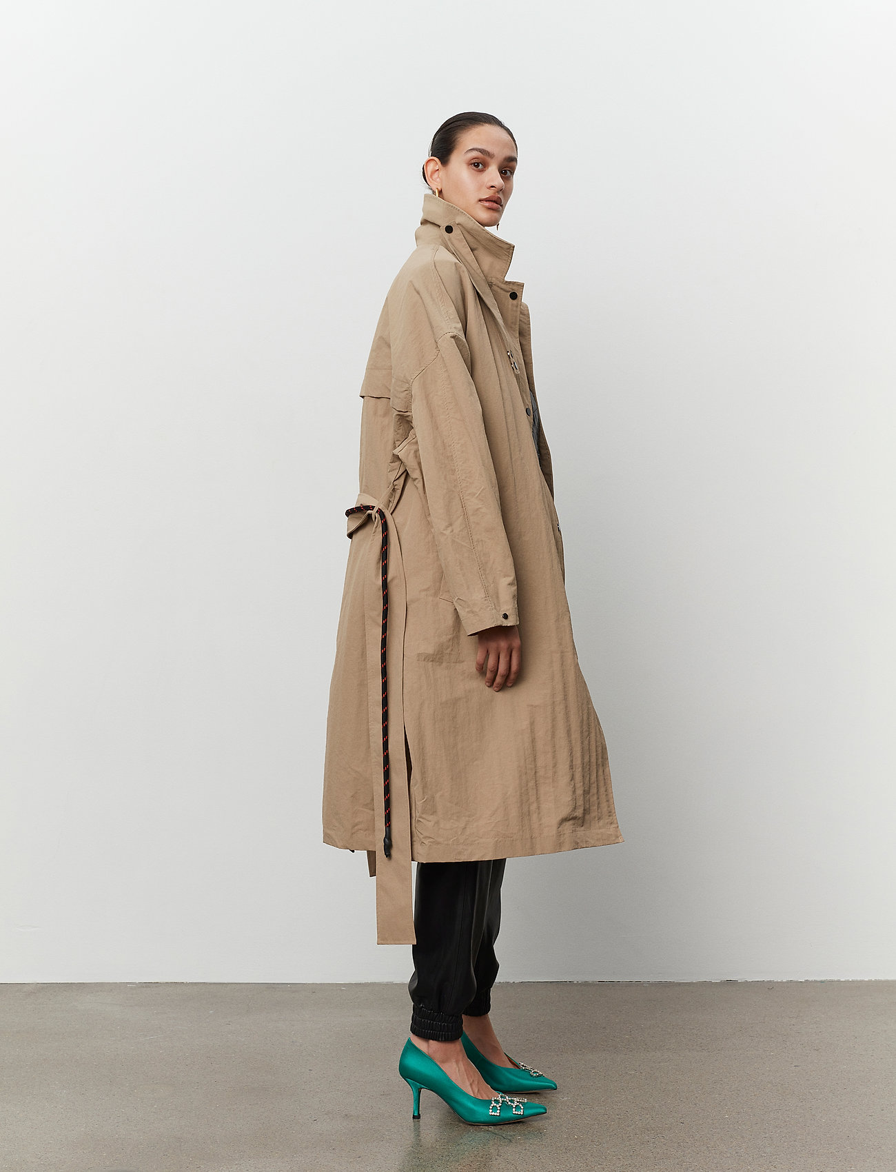 Day Birger et Mikkelsen - Harvey - Crinkled Taslon - chinchilla - 5