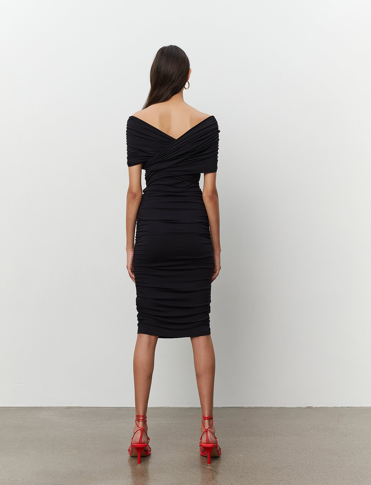 Day Birger et Mikkelsen - Margot - Wrap Jersey - feestelijke kleding voor outlet-prijzen - black - 4