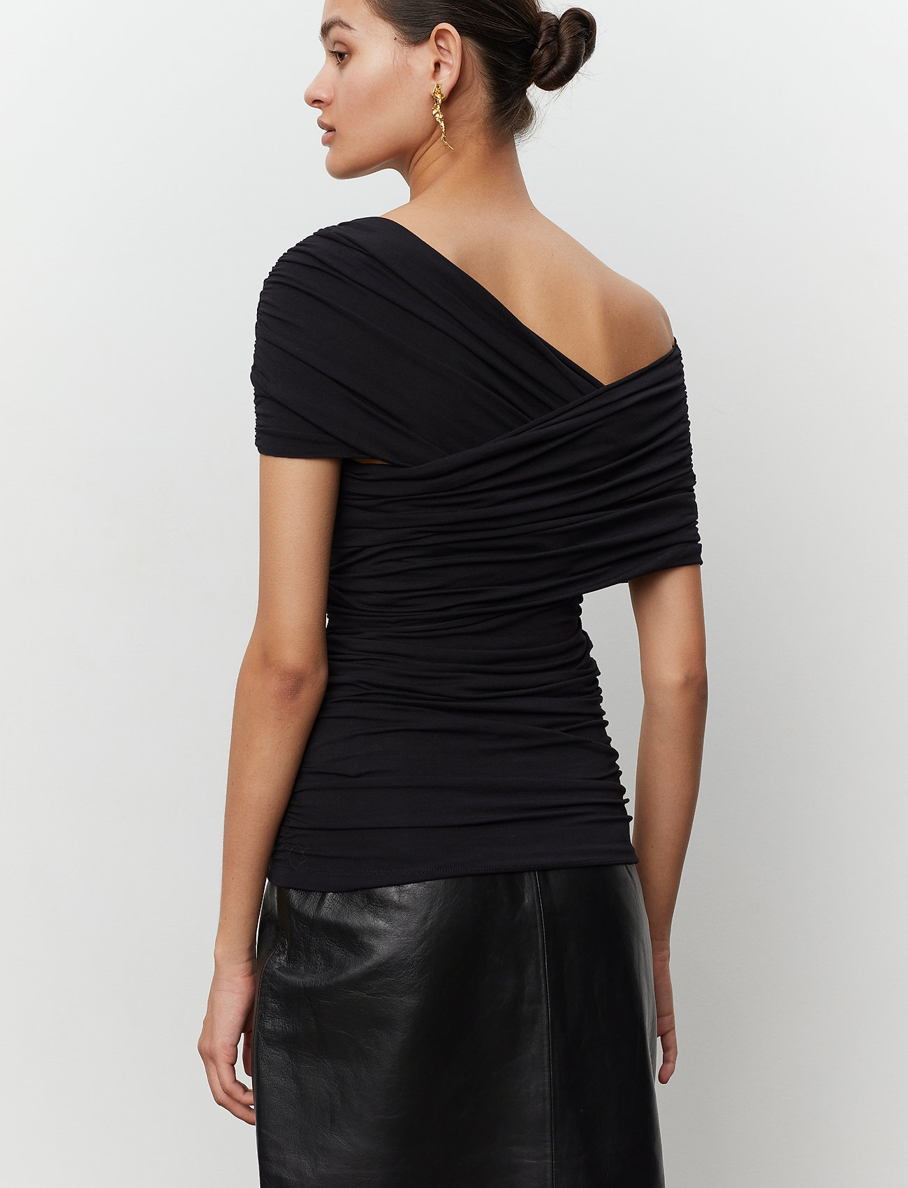 Day Birger et Mikkelsen - Scarlet - Wrap Jersey - Ärmellose blusen - black - 5