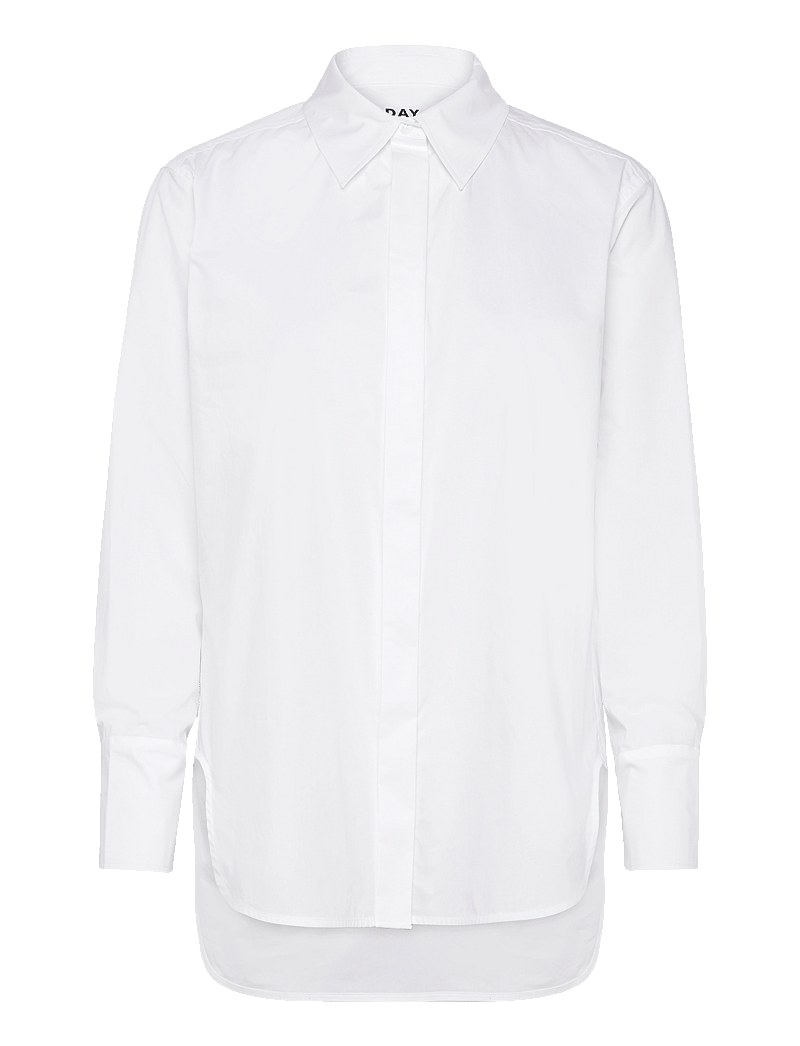 Day Birger et Mikkelsen - Christiane - Solid Cotton RD - långärmade skjortor - bright white - 1